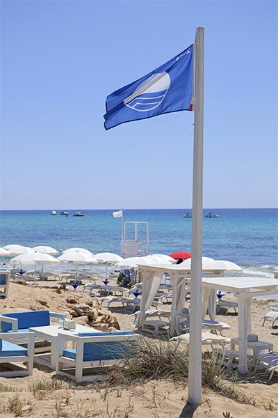 bandiera blu 2023 posto 9 beach club campomarino taranto