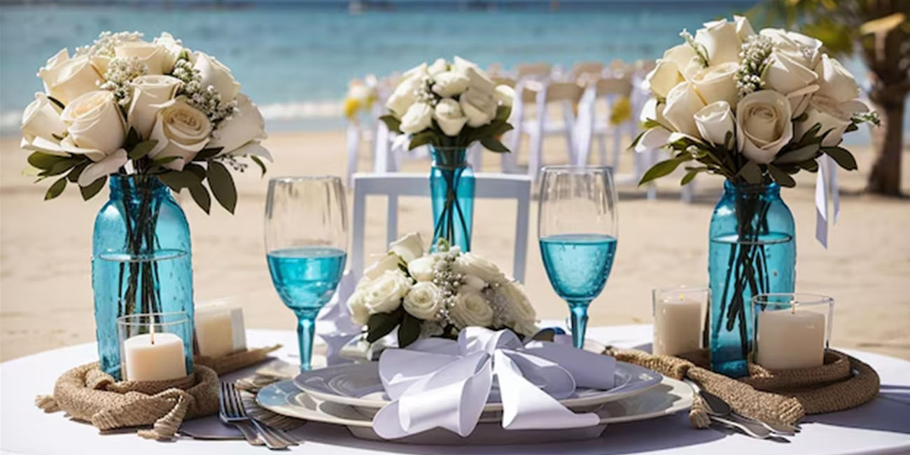 allestimento matrimonio in spiaggia